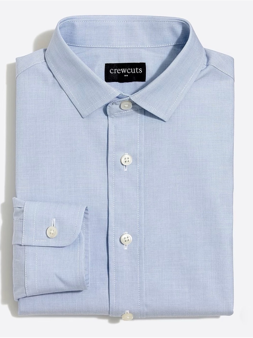 crewcuts Light Blue Button-Up Dress Shirt